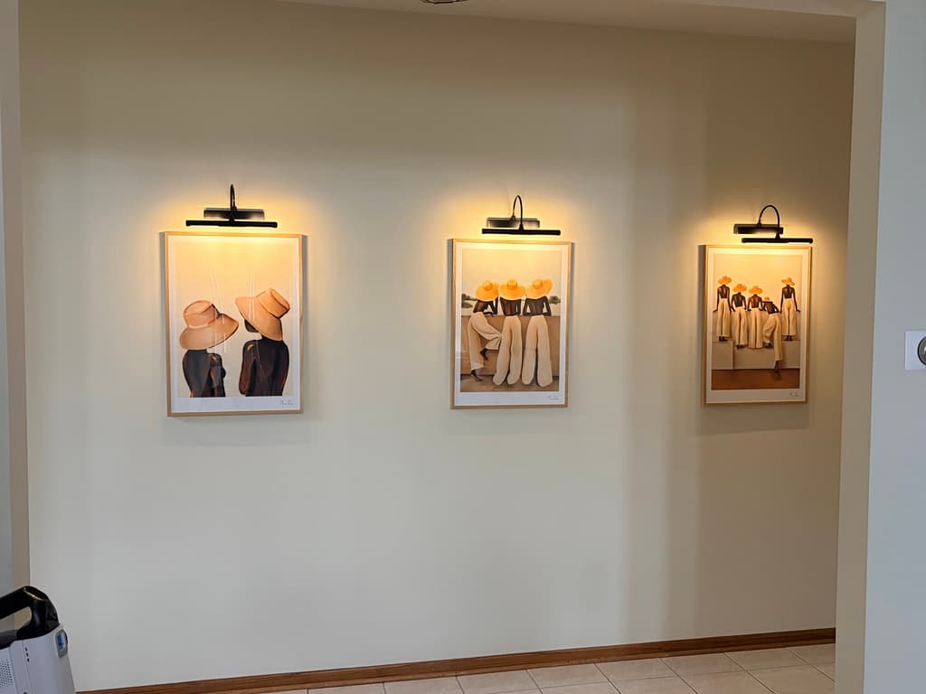 The prints I ordered and received are phenomenal! They are of excellent quality. I’m so in love with my hallway now. My only complaint is one of the prints did not come in a bigger size like the other two so I had to downsize the entire group in order for it to be uniform. Overall I am pleased.